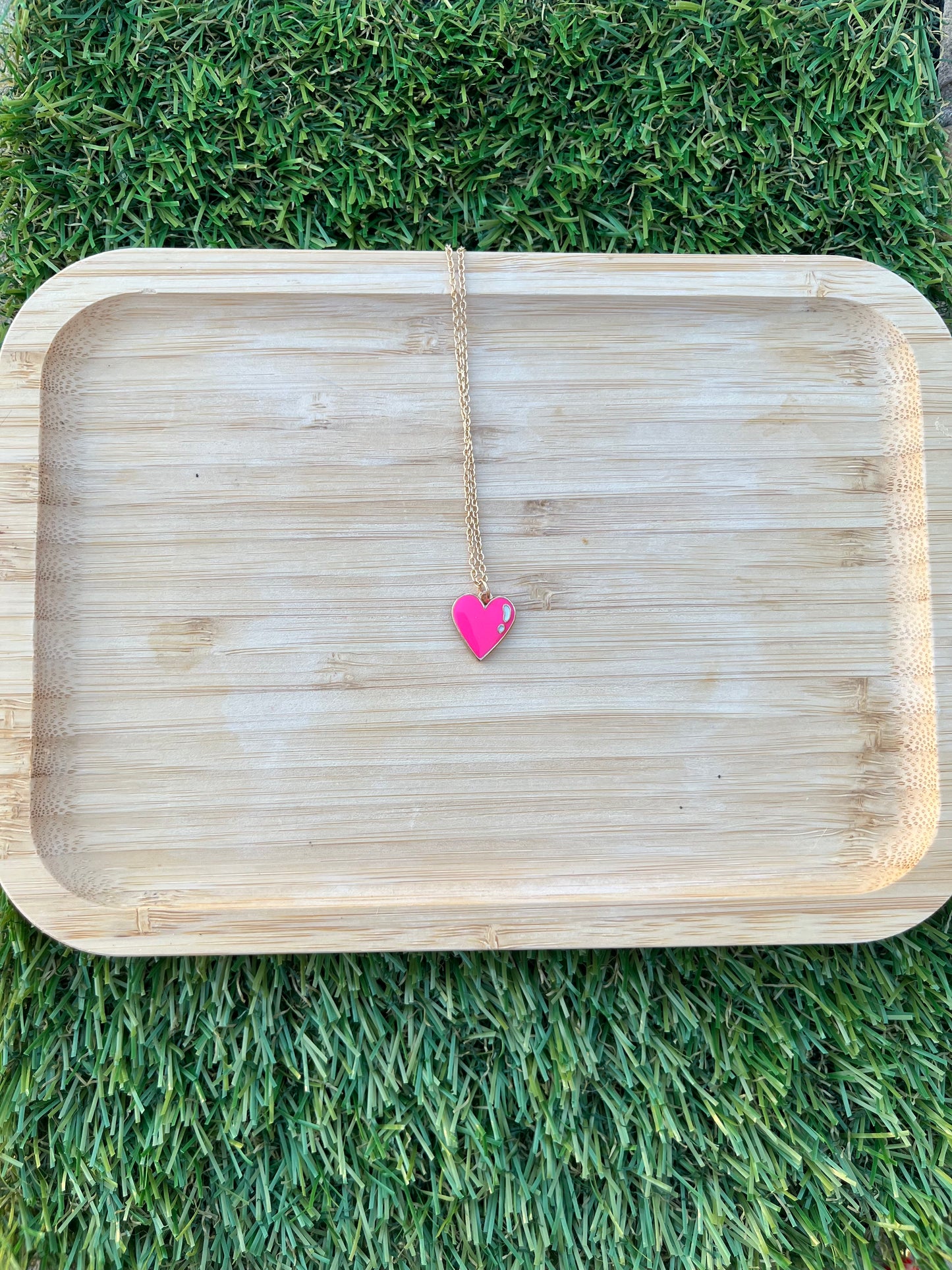 Jesus Saves & Gold Heart Necklace